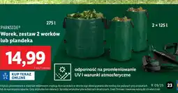 Lidl Worek ogrodowy 125 l Parkside oferta