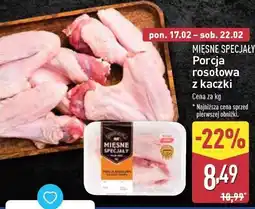 ALDI Porcja rosołowa z kaczki Mięsne Specjały Zawsze Świeże (Aldi) oferta