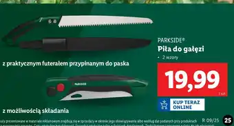 Lidl Piła do gałęzi składana 20 cm Parkside oferta