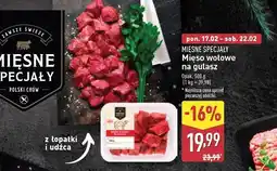 ALDI Gulasz wołowy Mięsne Specjały Zawsze Świeże (Aldi) oferta