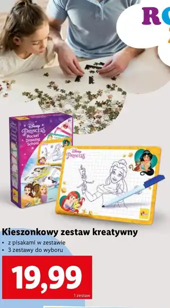 Lidl Zestaw kreatywny kieszonkowy oferta