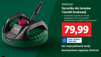 Lidl Szczotka do czyszczenia kostki brukowej 2w1 500 w Parkside oferta