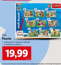 Lidl Puzzle 4 w 1 Trefl oferta