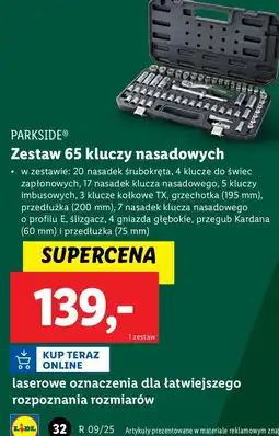 Lidl Zestaw kluczy nasadowych 1/4 + 1/2 Parkside oferta