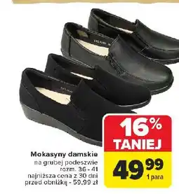 Carrefour Mokasyny damskie 36-41 oferta