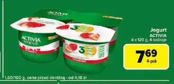 Carrefour Express Jogurt truskawka Danone Activia oferta