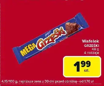 Globi Wafelek kakaowy w czekoladzie deserowej Grześki Mega oferta