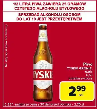 Globi Piwo Tyskie 0.0% oferta