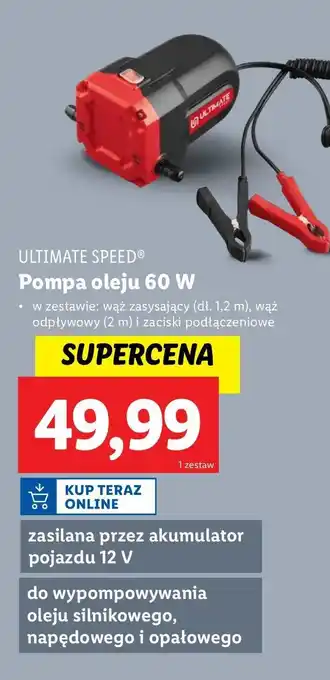 Lidl Pompa oleju 60w Ultimate Speed oferta