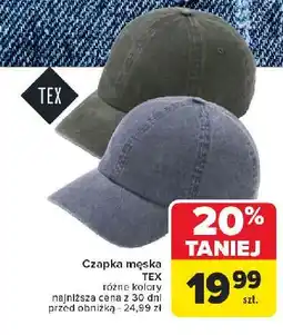 Carrefour Czapka męska Tex oferta