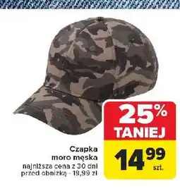 Carrefour Czapka z daszkiem moro oferta