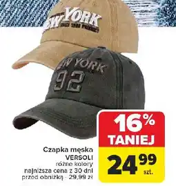 Carrefour Czapka męska Versoli oferta