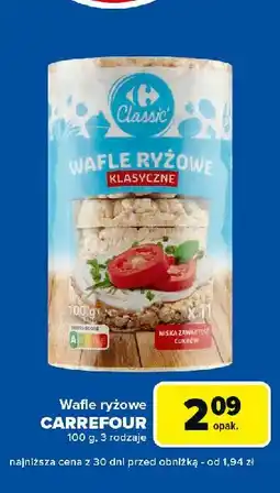 Carrefour Express Wafle ryżowe Carrefour oferta