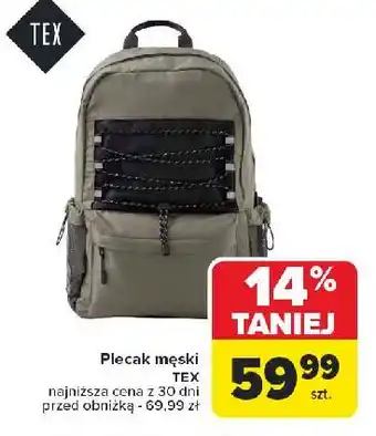 Carrefour Plecak męski Tex oferta