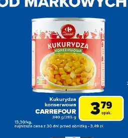 Carrefour Express Kukurydza konserwowa Carrefour Classic oferta