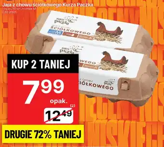 Delikatesy Centrum Jaja z chowu ściółkowego Kurza Paczka oferta