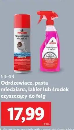 Lidl Preparat do czyszczenia felg Nigrin oferta