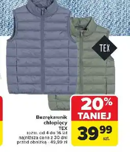 Carrefour Bezrękawnik chłopięcy 4-16 lat Tex oferta