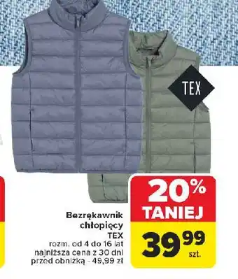 Carrefour Bezrękawnik chłopięcy 4-16 lat Tex oferta