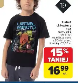 Carrefour T-shirt chłopięcy 3-14 lat Tex oferta