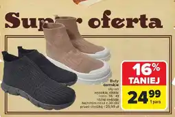 Carrefour Buty damskie slip on wysokie rozm. 36-41 oferta