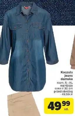 Carrefour Koszula damska jeansowa rozm. s-xl oferta