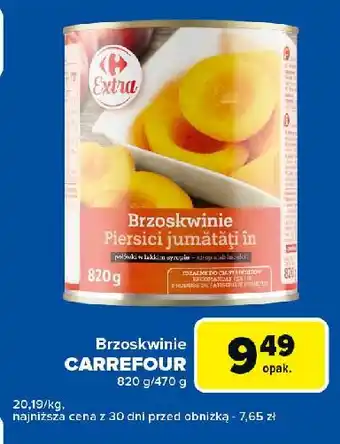 Carrefour Express Brzoskwinie Carrefour oferta