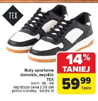 Carrefour Buty sportowe męskie Tex oferta