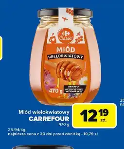 Carrefour Express Miód wielokwiatowy nektarowy Carrefour Classic oferta