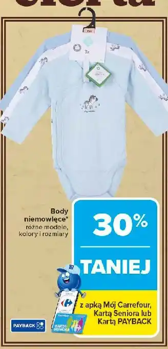 Carrefour Body niemowlęce oferta