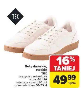 Carrefour Buty męskie Tex oferta