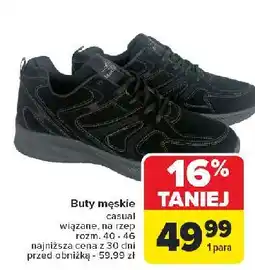 Carrefour Buty męskie casual 40-46 oferta