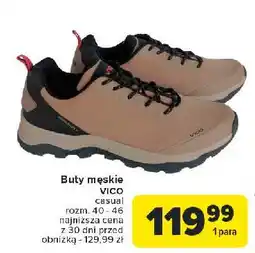 Carrefour Buty męskie casual rozm. 40-46 Vico oferta