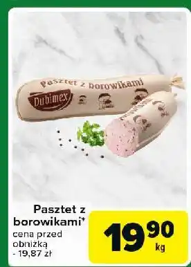 Carrefour Express Pasztetowa z borowikami Dubimex oferta