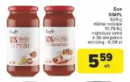 Carrefour Sos boloński do makaronu Simpl oferta