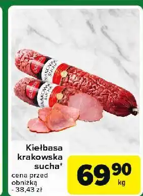 Carrefour Express Kiełbasa krakowska sucha Olewnik oferta