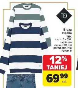 Carrefour Bluza męska rozm. s-3xl Tex oferta