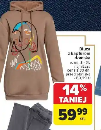 Carrefour Bluza z kapturem s-xl oferta