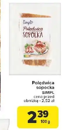 Carrefour Polędwica sopocka Simpl oferta