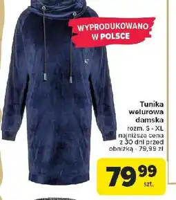 Carrefour Tunika welurowa s-xl oferta