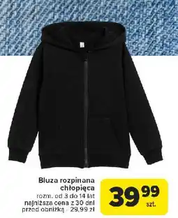 Carrefour Bluza chłopięca rozpinana 3-14 lat oferta