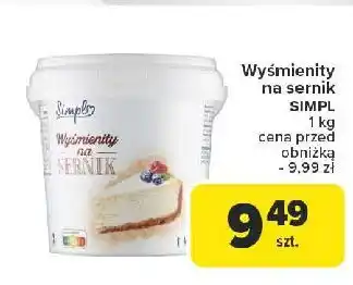 Carrefour Ser wyśmienity na sernik Simpl oferta