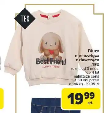 Carrefour Bluza niemowlęca Tex oferta