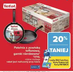 Carrefour Komplet garnków nierdzewnych Tefal oferta