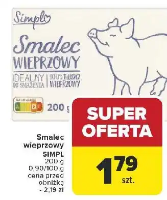 Carrefour Smalec wieprzowy Simpl oferta