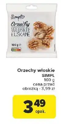 Carrefour Orzechy włoskie łuskane Simpl oferta