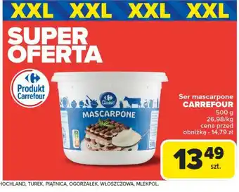 Carrefour Serek mascarpone Carrefour Classic oferta