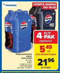 Carrefour Napój Pepsi Zero oferta