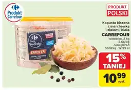 Carrefour Kapusta kiszona z marchewką Carrefour Targ Świeżości oferta