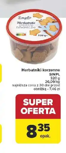 Carrefour Herbatniki korzenne dzwoneczki Simpl oferta